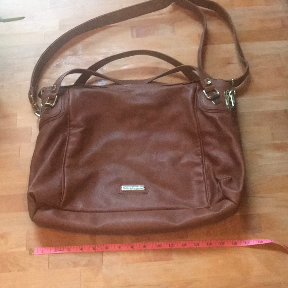 Steve Madden large bag soft brown faux leather